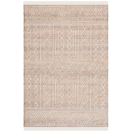 Safavieh 4 x 6 ft. Natural Fiber Global Hand Loomed Rectangle Rug Natural & Ivory NFB408A-4